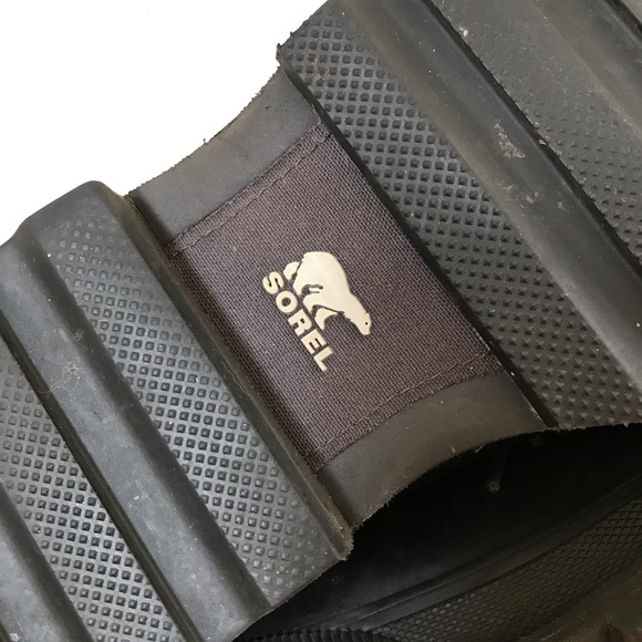 Sorel size 11 work shoes black wing tip oxfords - Picture 7 of 12